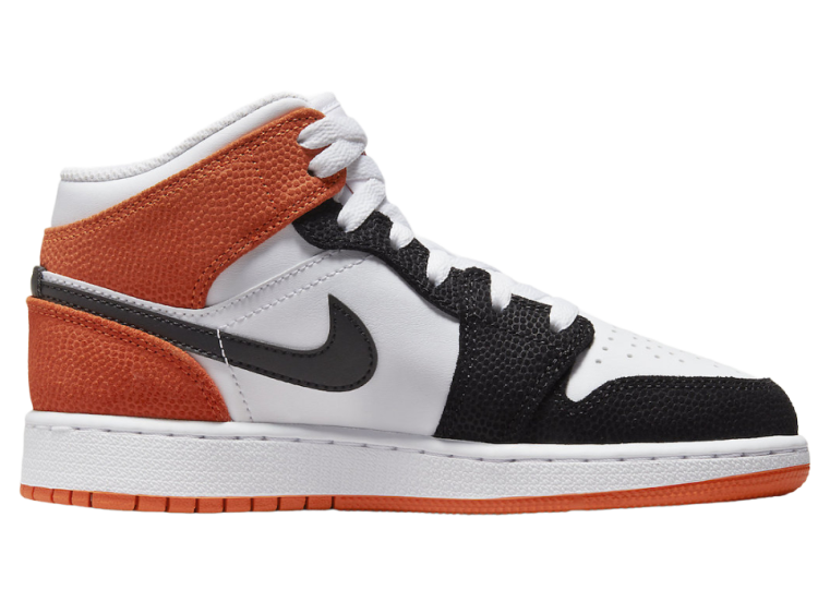 nike air jordan 1 mid se basketball blossom (gs)