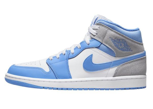 Nike Air Jordan 1 Mid University Blue Grey