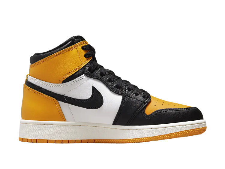 nike air jordan 1 retro high og yellow toe (gs)