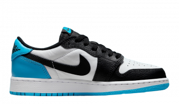 Nike Air Jordan 1 Retro Low OG Black Dark Powder Blue (GS)