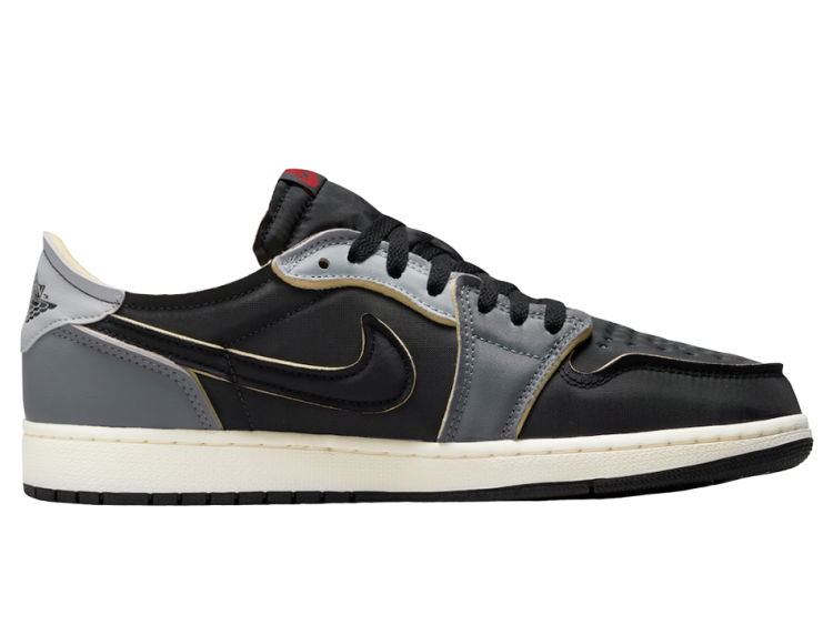 nike air jordan 1 low og ex black smoke grey