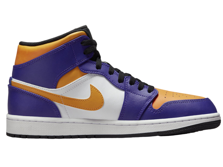 nike air jordan 1 mid lakers (2022)