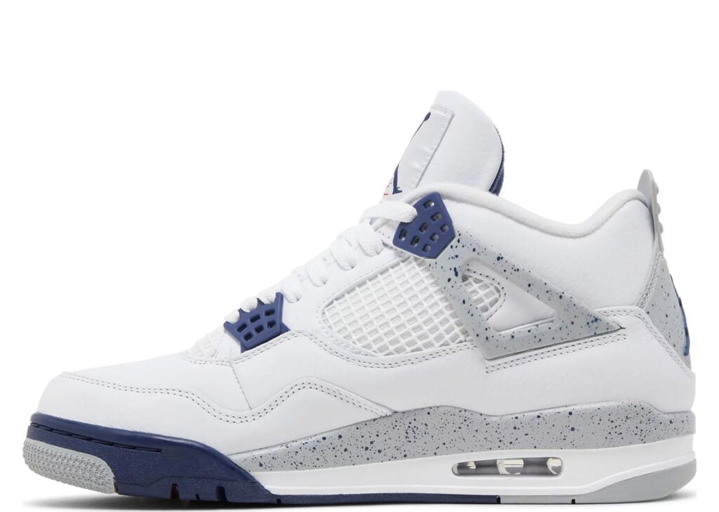 j*】様 Air Jordan 4 ホワイト/ネイビー Nike Air Jordan 4 Retro Midnight Navy - DH6927-140 | Sneaker Baker