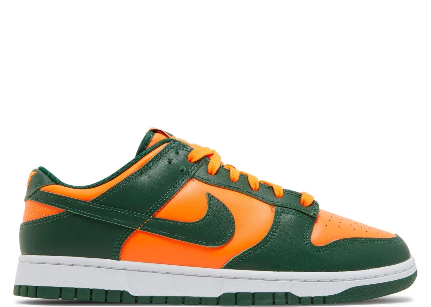 nike dunk low retro miami hurricanes