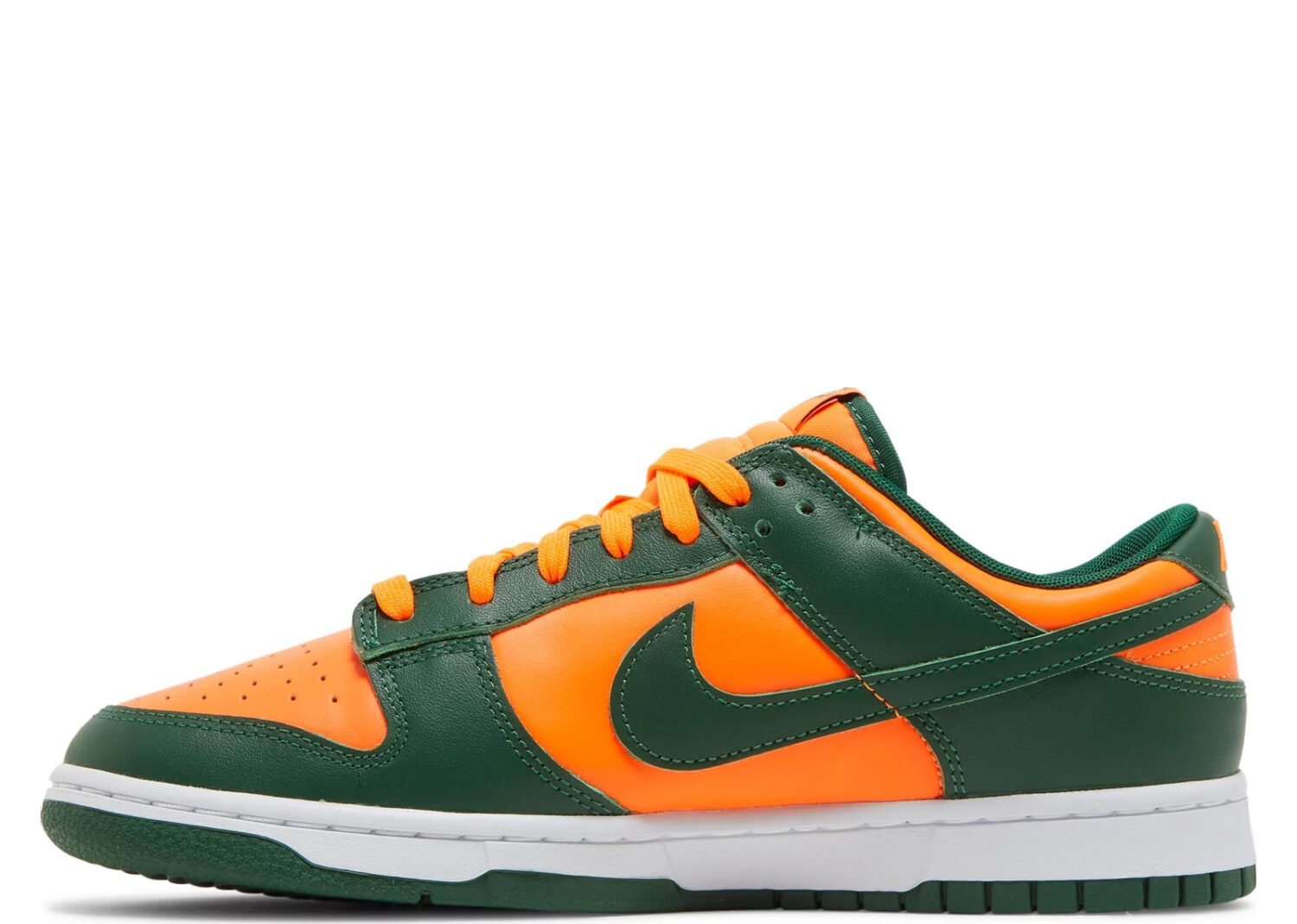 nike dunk low retro miami hurricanes