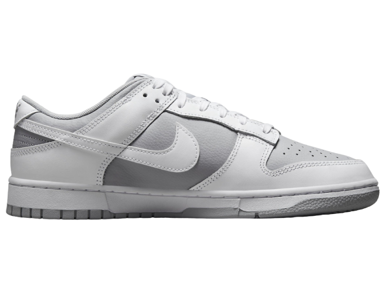 nike dunk low retro white grey