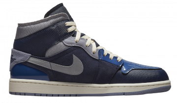 Nike Air Jordan 1 Mid SE Craft Obsidian French Blue