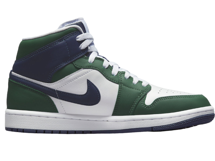 nike air jordan 1 mid se seahawks (w)