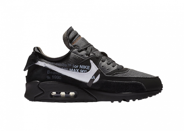 nike air max 90 off white black