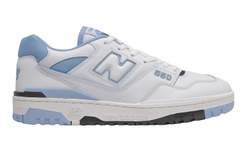 New Balance 550 UNC White University Blue