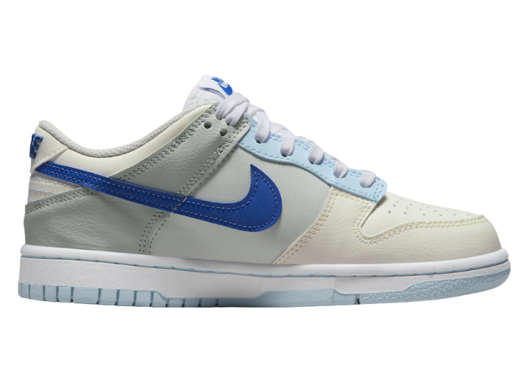 nike dunk low ivory hyper royal (gs)