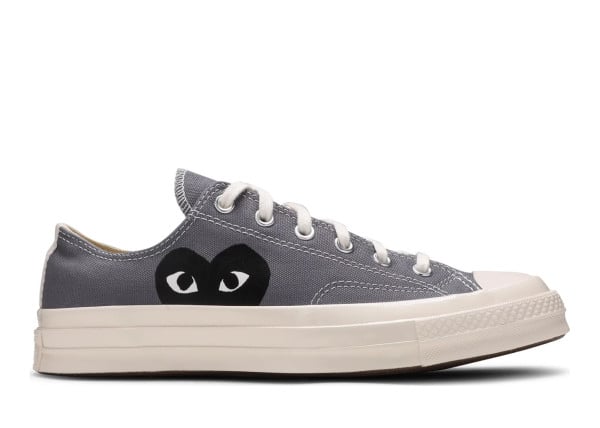 converse chuck taylor all star 70 ox comme des garcons play grey