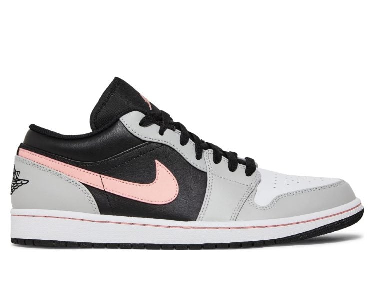 nike air jordan 1 low black grey pink