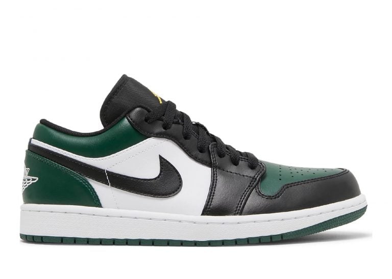 nike air jordan 1 low green toe