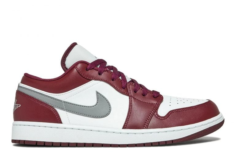 nike air jordan 1 low white bordeaux