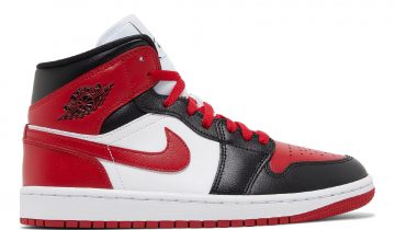 Nike Air Jordan 1 Mid Alternate Bred Toe (W)