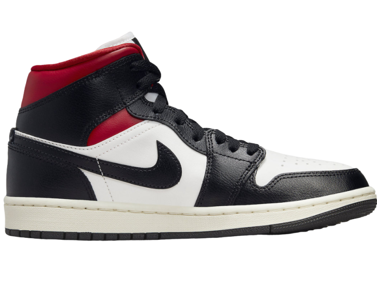 nike air jordan 1 mid gym red panda (w)