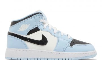 Nike Air Jordan 1 Mid Ice Blue (GS)
