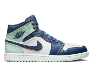 Nike Air Jordan 1 Mid Mystic Navy Mint Foam