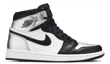 Nike Air Jordan 1 Retro High Silver Toe (W)