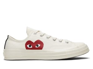 converse chuck taylor all star 70 ox comme des garcons play white
