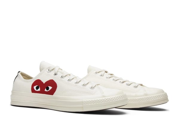 converse chuck taylor all star 70 ox comme des garcons play white5