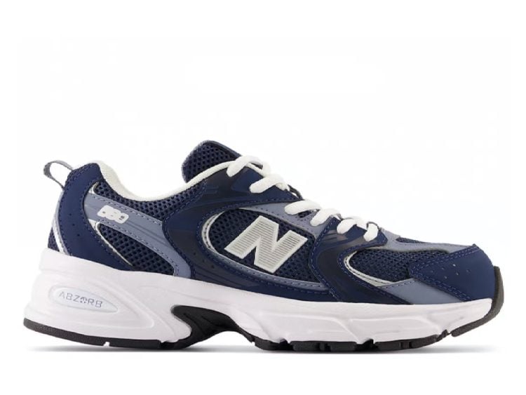 new balance 530 navy white (gs)