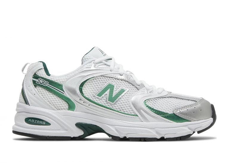 new balance 530 white nightwatch green