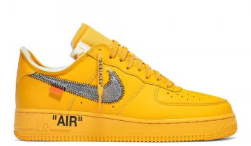 Nike Air Force 1 Low Off-White ICA University Gold