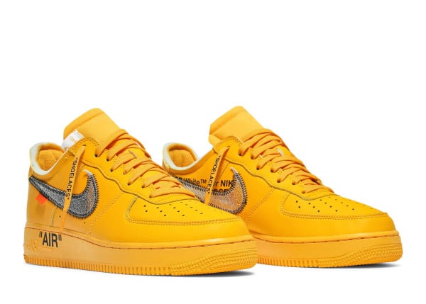 Nike Air Force 1 Low Off-White ICA University Gold
