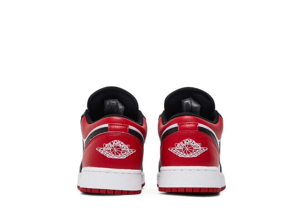 Nike Air Jordan 1 Low Bred Toe (GS) - 553560-612 | Sneaker Baker