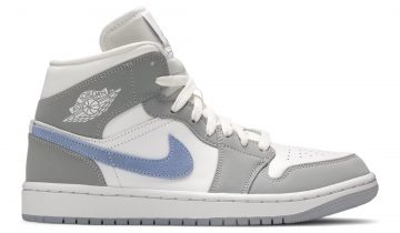 Nike Air Jordan 1 Mid Grey Blue (W)