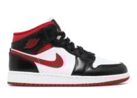 nike air jordan 1 mid metallic red (gs)