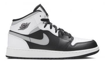 Nike Air Jordan 1 Mid White Shadow (GS)