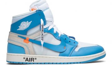 Nike Air Jordan 1 Retro High Off-White University Blue