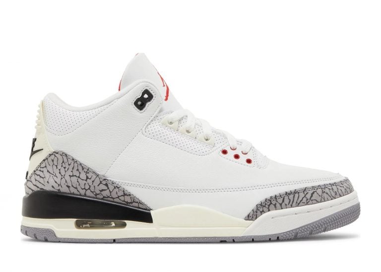 nike air jordan 3 retro white cement reimagined