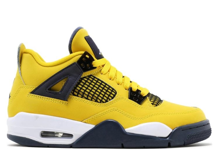 nike air jordan 4 retro lightning (2021) (gs)