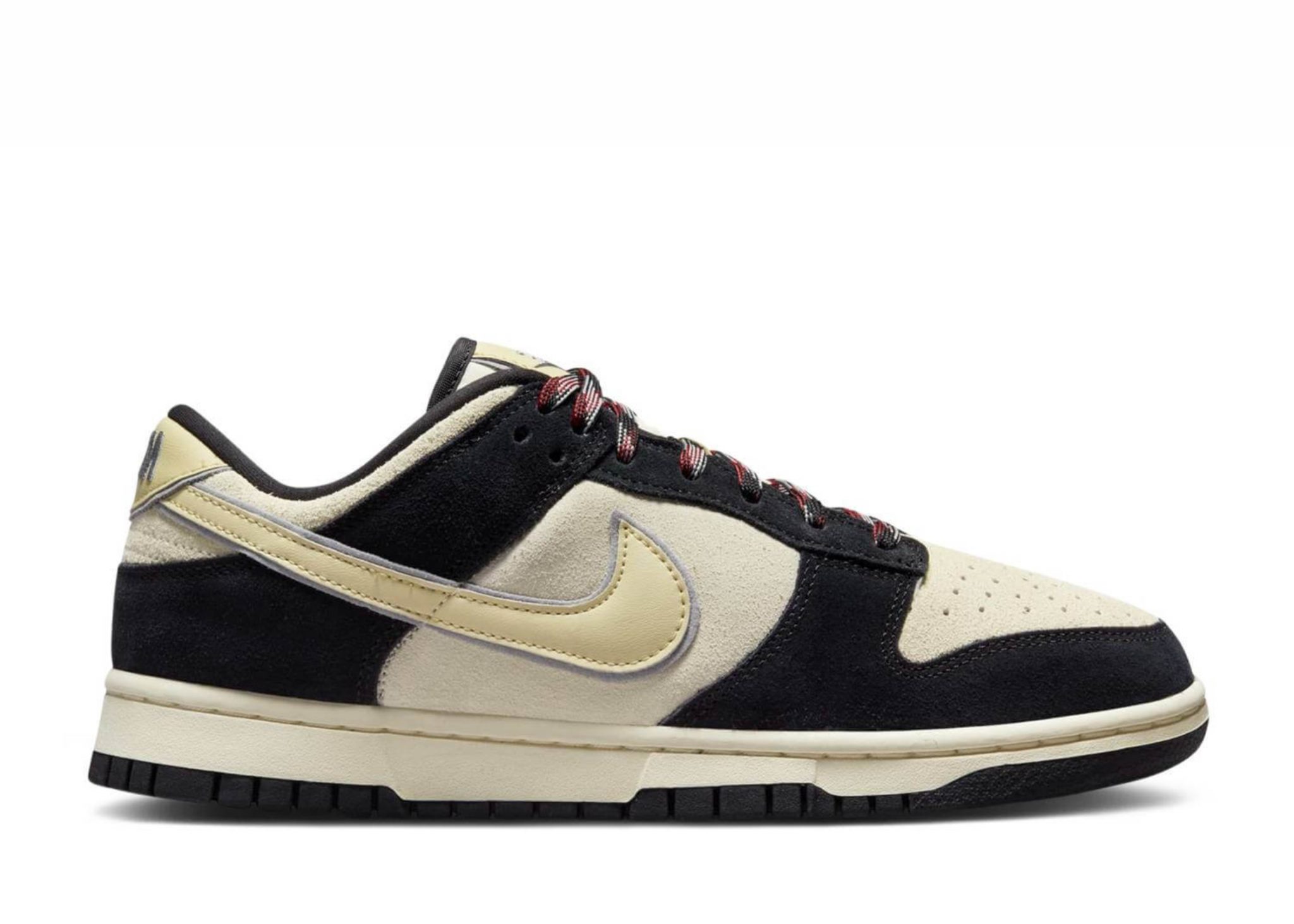 Nike Dunk Low LX Black Suede Team Gold (W) - DV3054-001 | Sneaker Baker