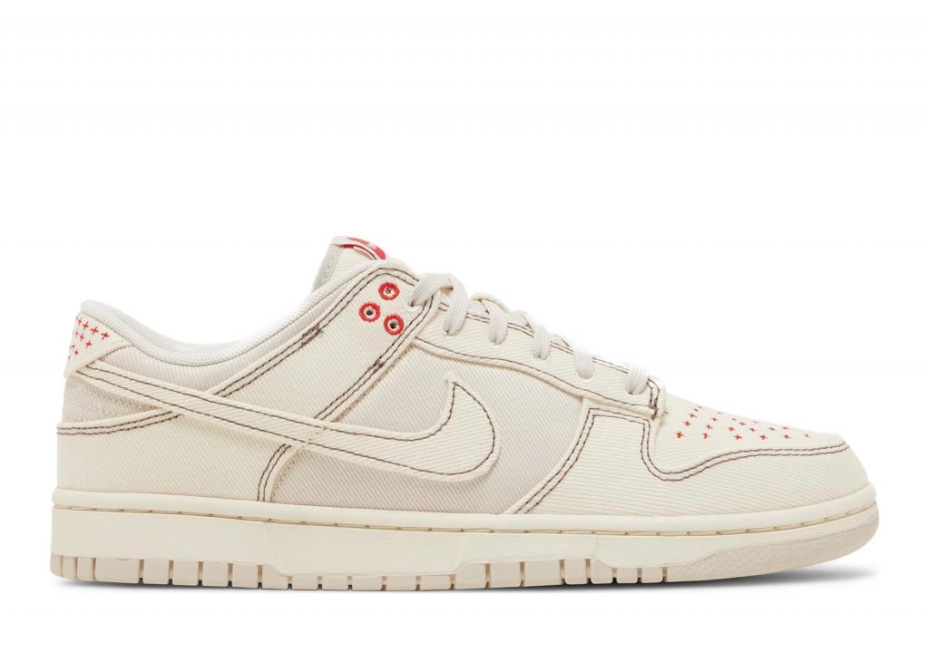 Nike Dunk Low Light Orewood Brown Sashiko - DV0834-100 | Sneaker Baker