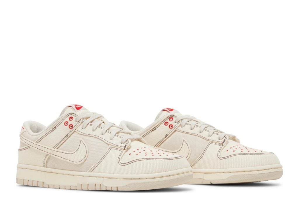 Nike Dunk Low Light Orewood Brown Sashiko - DV0834-100 | Sneaker Baker
