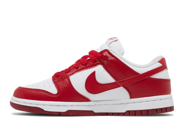 nike dunk low next nature white gym red (w)2