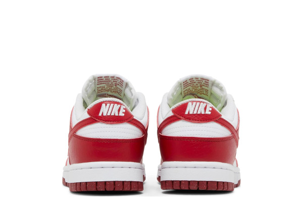 nike dunk low next nature white gym red (w)3