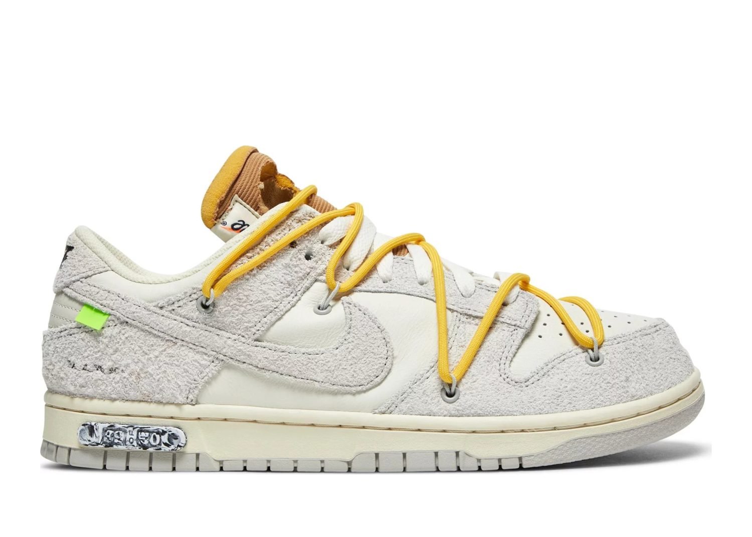 nike dunk low off white lot39