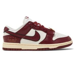 nike dunk low se just do it sail team red (w)