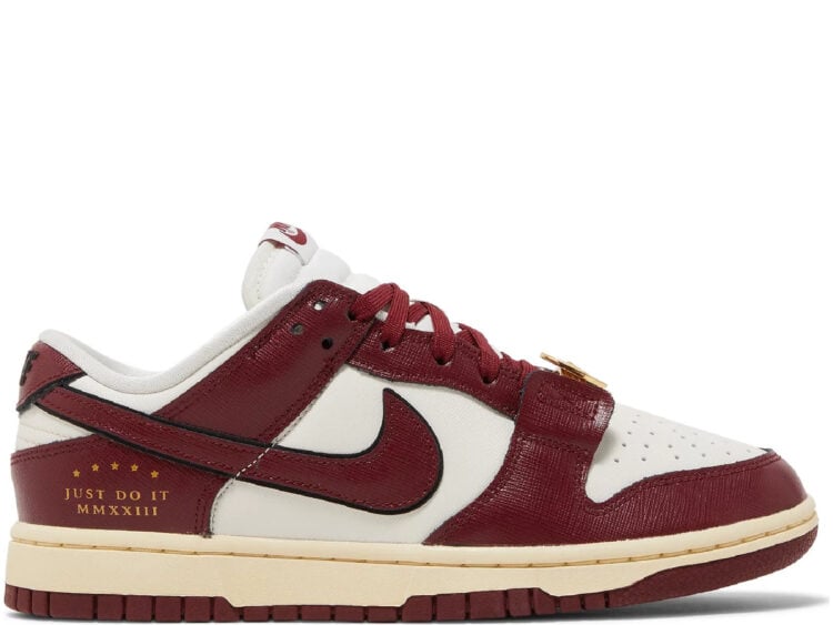 nike dunk low se just do it sail team red (w)