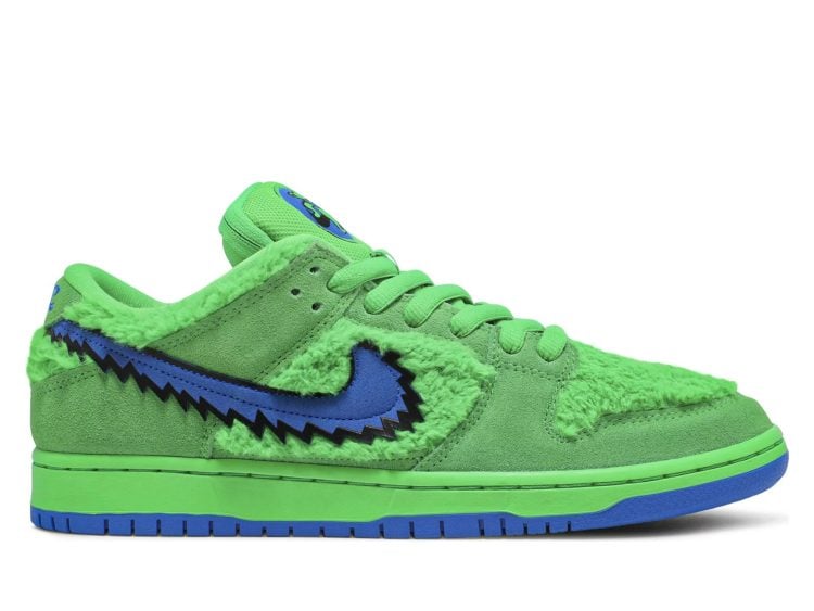 nike sb dunk low grateful dead bears green