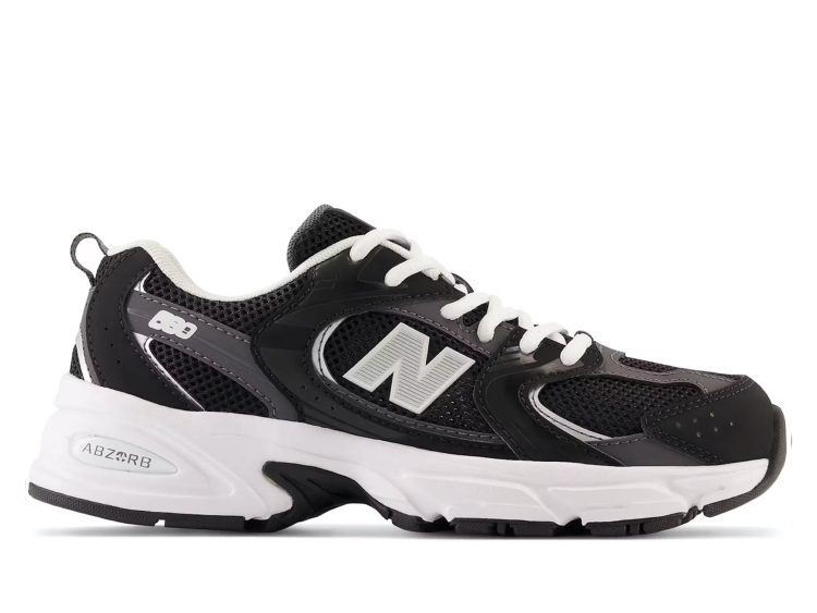 new balance 530 classic black grey (gs)