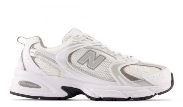 New Balance 530 White Silver Metallic