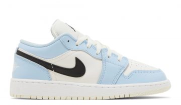 Nike Air Jordan 1 Low Ice Blue Black (GS)