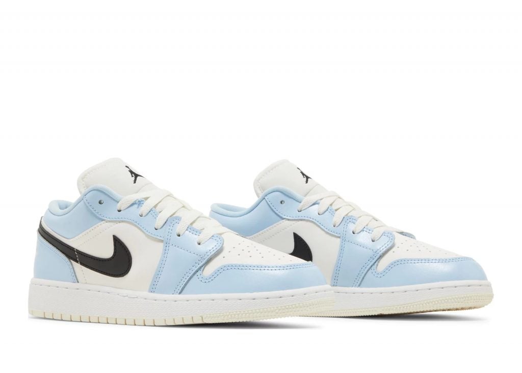 Nike Air Jordan 1 Low Ice Blue Black (GS) - 554723-401 | Sneaker Baker Nike Air Jordan 1 Low Ice Blue Black (GS) - 554723-401 | Sneaker Baker